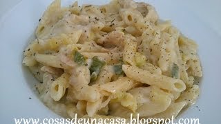 Pasta con Pollo y Salsa Béchamel [upl. by Ide]