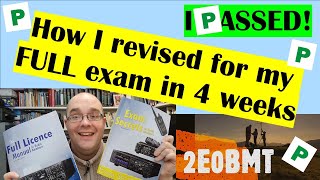 I PASSED How I revised and passed my RSGB FULL EXAM in 4 weeks  Ham Radio Amateur 2E0BMT [upl. by Rovit183]