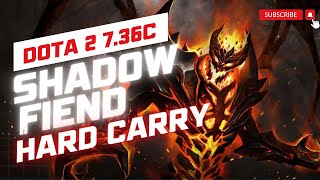 DOTA 2 736c HARD CARRY SHADOW FIEND BUILD FACET 1 [upl. by Misha]