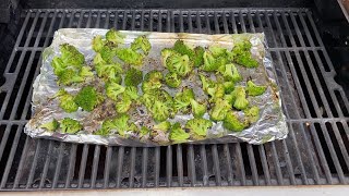 Grilled Broccoli Recipe  How To Grill Broccoli In Foil 🥦 [upl. by Roland]