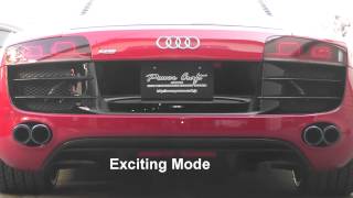 パワークラフト アウディ R8 V10 ハイブリッドエキゾーストシステム [upl. by Cooper]