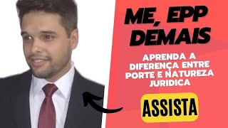 Porte Empresarial e Natureza Jurídica  Entenda as diferenças [upl. by Egief942]