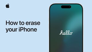 How to erase your iPhone  Apple Support [upl. by Zola692]