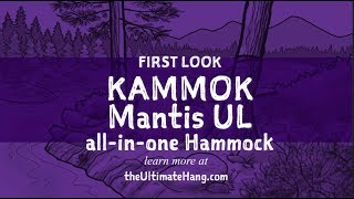 First Look  Kammok Mantis UL Allinone Hammock [upl. by Drauode]