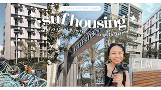 CSUF HOUSING ONampOFF CAMPUS OPTIONS 2023  DORMS SUITES APARTMENTS amp MORE  College Youtube Series [upl. by Dnalel]