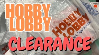 Hobby Lobby Clearance Sale 2024  MORE CRAFT CLEARANCE [upl. by Ullman]