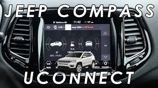 Jeep Compass  Focus Sistema Infotainment Uconnect ENG SUBS [upl. by Eissak]