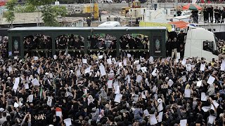 Thousands attend funeral procession as Iran buries President Raisi [upl. by Micky]