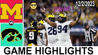 Michigan vs Iowa Hawkeyes WEEK 14 FULL GAME  NCAAF Highlights 2023 [upl. by Daria681]