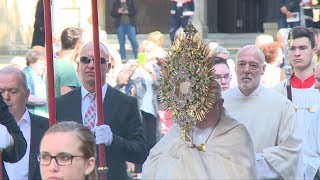 Fronleichnam in der Augsburger Innenstadt [upl. by Htide815]