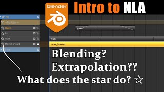 Blender Unconfusing the NLA Editor Nonlinear Animation [upl. by Eirret632]