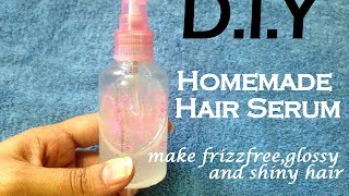 Homemade hair serum for frizz freesoftshiny and glossy hair [upl. by Tolmach]