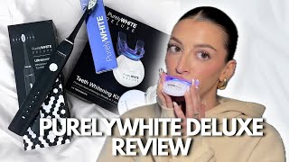 Purely White Deluxe 7 Day Review  How to whiten your teeth at home [upl. by Ryter820]