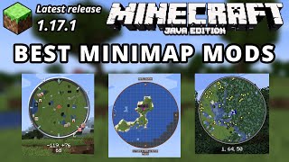 Minecraft Java 1171 Best Minimap Mods VoxelMap Journeymap Xaeros Minimap [upl. by Acnaiv945]