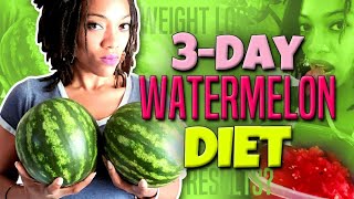 3Day Watermelon Diet Weight Loss Results Challenge 322 [upl. by Oiuqise83]