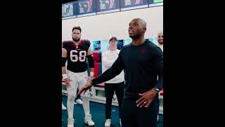 HC DeMeco Ryans postgame locker room speech after the win over the New Orleans Saints nfl texans [upl. by Catherina]