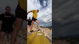 World Record For Trampoline Jumping in an old mine [upl. by Costanza808]