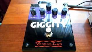 Voodoo Lab Giggity Guitar Pedal Demonstration Overdriven Lead [upl. by Siraj]