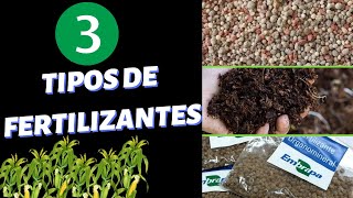 Os 3 TIPOS de Fertilizantes [upl. by Rudin]