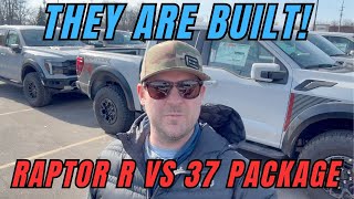 2024 Ford F150 Raptor R vs 37 performance package comparison in rims and wheels [upl. by Meit]