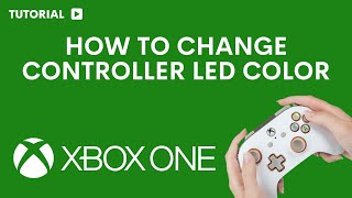 How to change Xbox controller led color [upl. by Otrebcire]