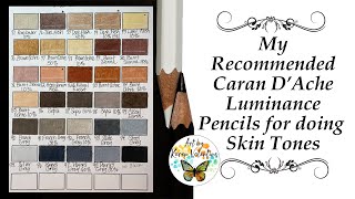 My Recommended Luminance Pencils for doing Skin Tones [upl. by Orling]