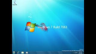 Taking a look at Windows 7 Build 7063 [upl. by Essa]