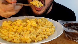 ASMR MUKBANG MAC AND CHEESE WITH PROFITEROLES EATING SOUNDS  NO TALKING [upl. by Dierdre]