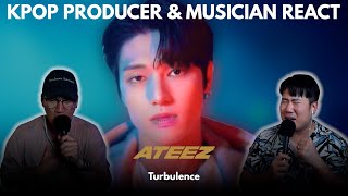 Musicians react amp review ♡ ATEEZ  Turbulence [upl. by Reamonn22]