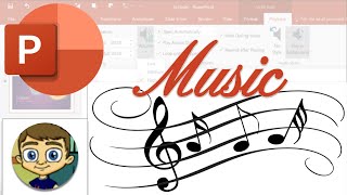 Adding Music to PowerPoint Presentations  PowerPoint Tutorial [upl. by Afihtan]