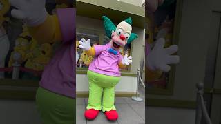 Krusty The Clown was TEACHING us how to DANCE simpsons clown universal short [upl. by Catriona]