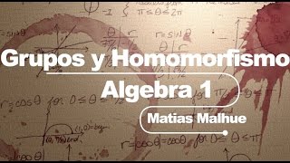 Homomorfismo  Concepto  Álgebra 1 [upl. by Aihseym]