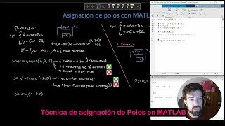 Diseño de Sistemas de Control en el Espacio de Estados Asignación de Polos en MATLAB [upl. by Mita]