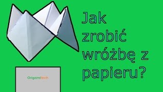 Jak zrobić wróżbę z papierupiekło nieboORIGAMI [upl. by Charline]