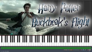 Harry Potter  Buckbeaks flight SeeMusicPiano [upl. by Marty]