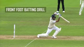 FRONT FOOT BATTING DRILL [upl. by Sulihpoeht]