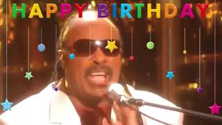 Stevie Wonder Happy Birthday  Stevie Wonder Happy Birthday Lyrics New Video [upl. by Halyak]