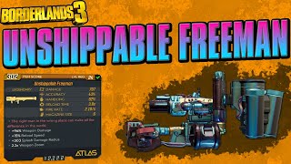 Borderlands 3 Legendary Weapon  Unshippable Freeman  Laserguided Rocket Launcher Weapon Guide [upl. by Olegna739]