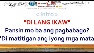 DI LANG IKAW KARAOKE LYRICS BY JURIS [upl. by Eerot]