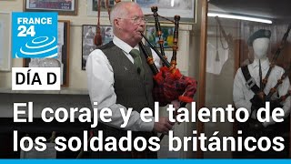 80 años del Día D la valentía de los soldados británicos • FRANCE 24 Español [upl. by Maleen]