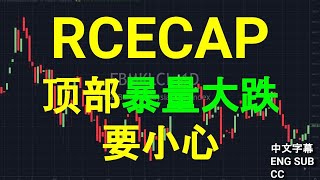 RCECAP RCE CAPITAL  顶部暴量大跌要小心 盘后筹码峰技术分析CC 中英文字幕 ENG SUB22022024 [upl. by Terry747]