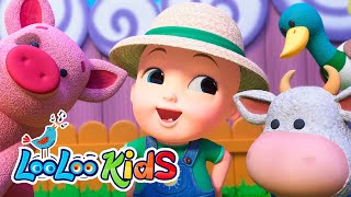 Old MacDonald and Johny Johny Yes Papa  more Kids Songs and Children Music Lyrics  LooLoo Kids [upl. by Yulma]