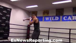 Lithuanian Olympian Eimantas Stanionis  EsNews Boxing [upl. by Rehpinnej]