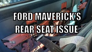 2024 Ford Maverick Unveiling the Car Seat Problem [upl. by Svirad]