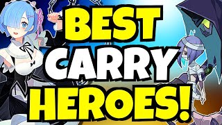 TOP 5 CARRY HEROES AFK ARENA [upl. by Moore]