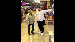 Supermarket customers reactions to social experiment shorts [upl. by Hgeilhsa483]