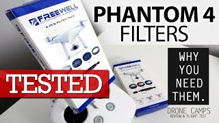 Phantom 4 Filters by Freewell  TESTED [upl. by Mamie459]