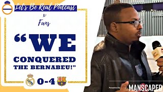 We Conquered The Bernabeu 😳  Real Madrid 04 FC Barcelona El Clasico RIVAL FanCam [upl. by Repsaj444]