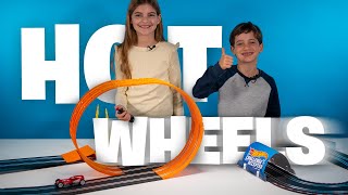 Unboxing Carrera GO Hot Wheels Bahn  Volle Rennaction  Smyths Toys Superstores DE [upl. by Browning]