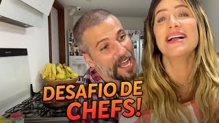 MASTERCHEF CASEIRO  EU OU BRUNO QUEM FEZ O MELHOR HAMBÚRGUER [upl. by Remmus]